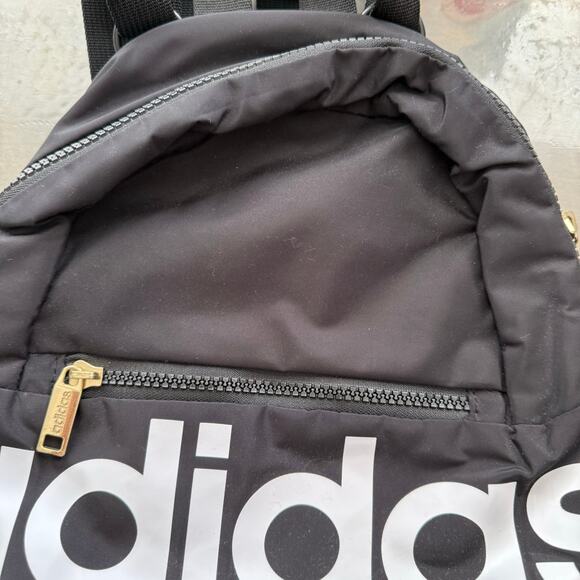 Adidas Black Linear Mini Backpack - Picture 2 of 13